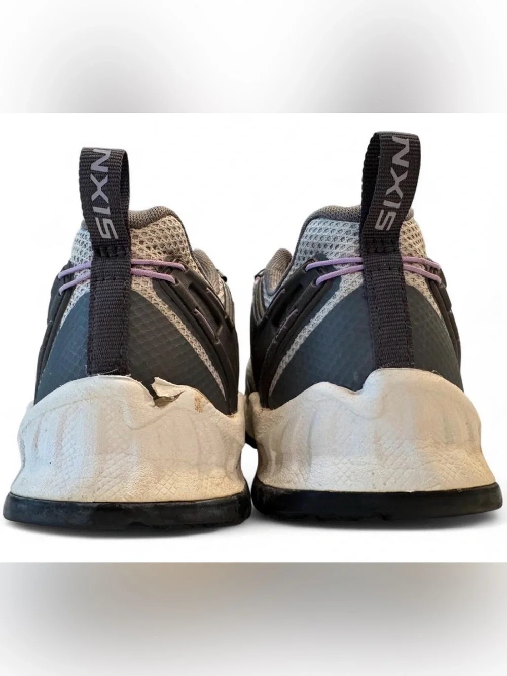 KEEN NXIS EVO Waterproof Hiking Shoes Gray Purple Women’s 8.5
